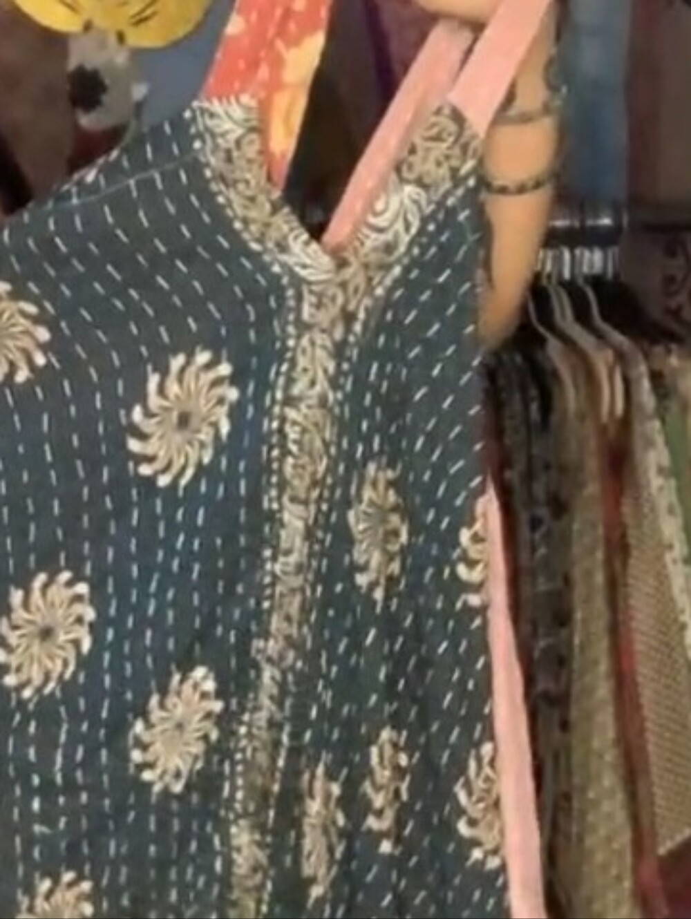 Custom High Quality Kantha Jumpsuit Reversible Harem Bohemian Patchwork L-XXL - Picture 3 of 14